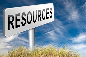 Resources sign